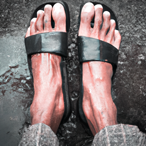 תמונה של אדם עם רגל סוכרתית הנועל הנעלה מיוחדת וחי חיים נורמליים